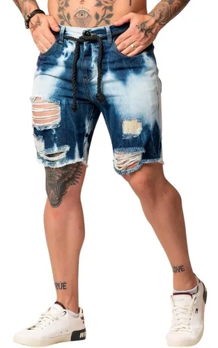 Mercado livre best sale shorts jeans rasgado