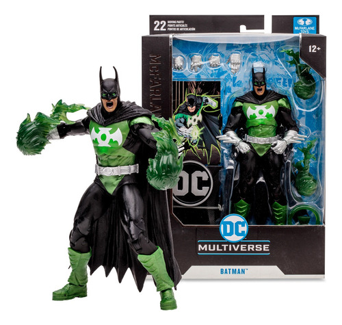 Mcfarlane Figura 7  Edition Wv3 Batman Como Linterna Verde