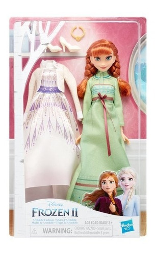 Frozen 2 Arendelle Anna Muñeca Incluye Vestido