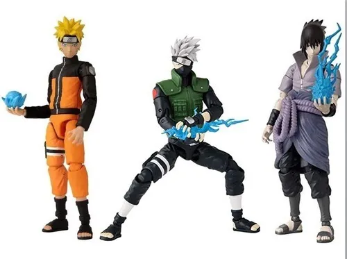 comprar Naruto Boruto Set De Figuras Muñecos Bandai Sasuke Kakashi