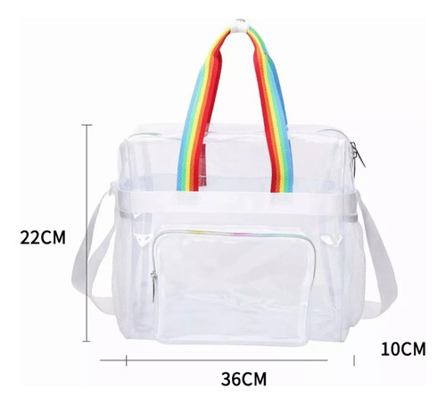 Bolsa De Pvc Transparente De Gran Capacidad Impermeable K2