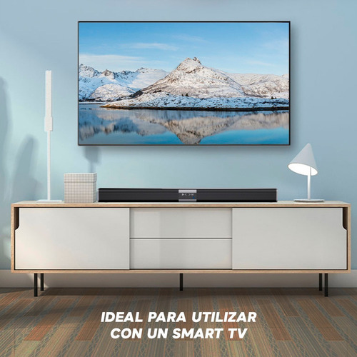 Barra Sonido Bluetooth Sd Radio Smart Tv Cine Usb A Batería