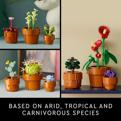 Lego Icons Botanical Collection Plantas Diminutas 758 10329