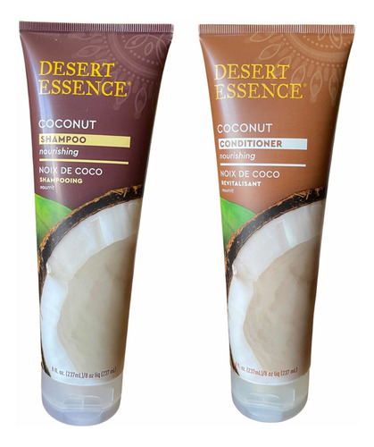 Desert Essence Pack Shampoo Y Acondicionador De Coco