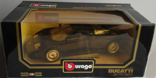 Bugatti Eb 110 - 1991 - Burago Escala 1:18