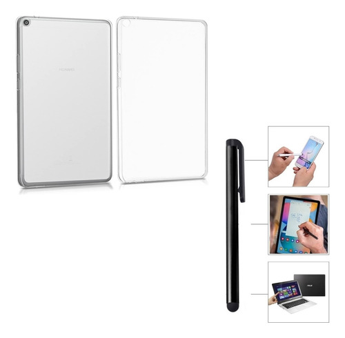 Huawei Mediapad T3 8 Funda Silicona Forro + Lapiz Tactil