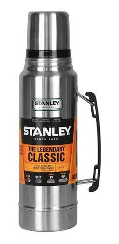 Garrafa Térmica Stanley 1 Litro Inox -  Quente Ou Frio 24 Hr