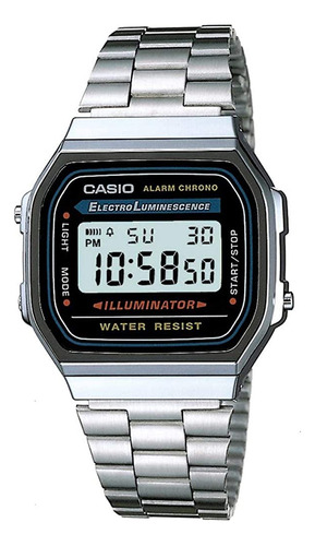 Casio Collection Retro A168wa-1yes Reloj Digital Para Hombre