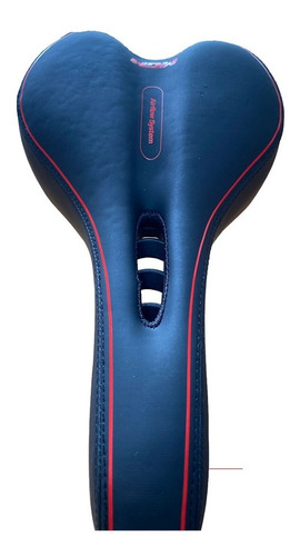 Asiento Para Bicicleta Mtb Antiprostatico Timalo Color Rojo