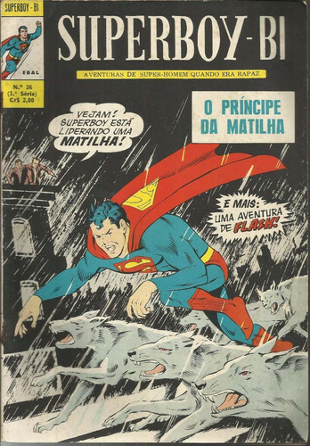 Hq Superboy-bi Nº 36 (1ª Série Ebal) 1973