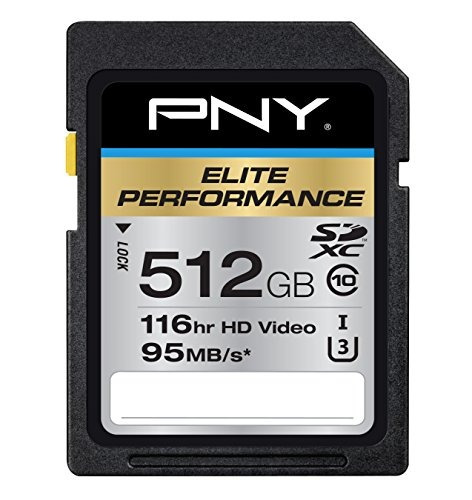 Pny Elite Performance 512gb Sdxc Class 10 Uhs I U3 Up To