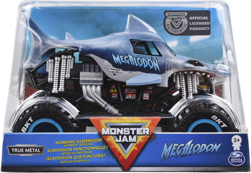 Monster Jam, Camión Monstruo Oficial Megalodon, Vehículo .