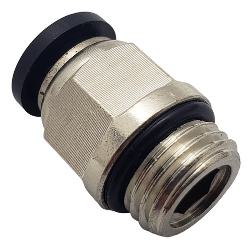 Conector Recto Neumático Rosca Macho 1/8 X P/ Tubo 8mm 