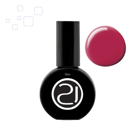 Nails 21 Esmalte Em Gel Cabine Uv 410 Rosa Com Classe 12ml