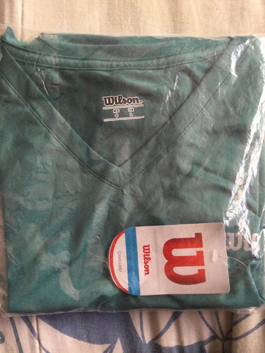 Playera Wilson Verde Grande Original Nueva