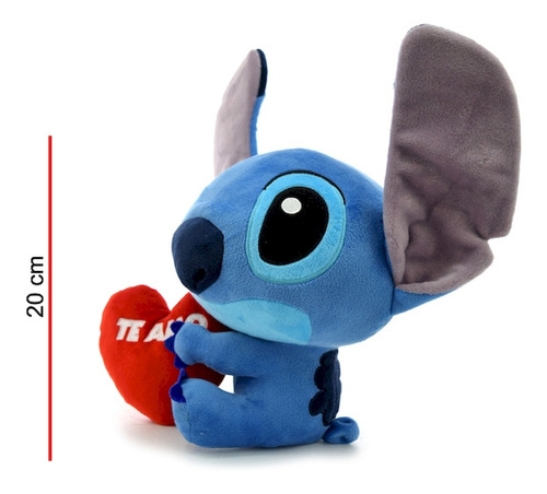 Peluche Stitch Disney Corazon Te Amo Phi Phi Toys