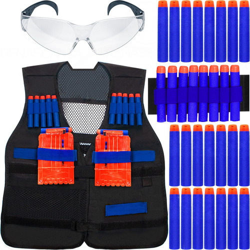 Kit de 60 dardos para pulsera y chaleco Nerf Toy Gun