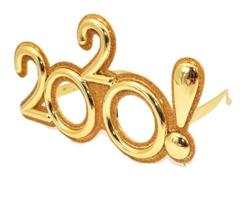Amosfun Feliz año Nuevo anteojos 2020 Diademas 2020 Fiesta Gafas de Sol 2020 anteojos Gafas Divertidas Nochevieja Fiesta Gafas 8 Piezas