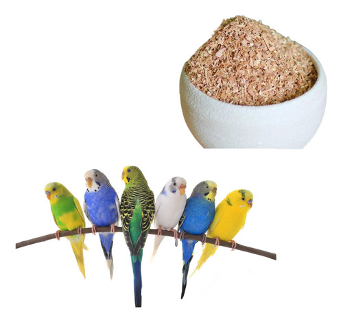 Lecho Mini Viruta De Madera Nidos Casa, Aves, Pajaros X 5 Kg