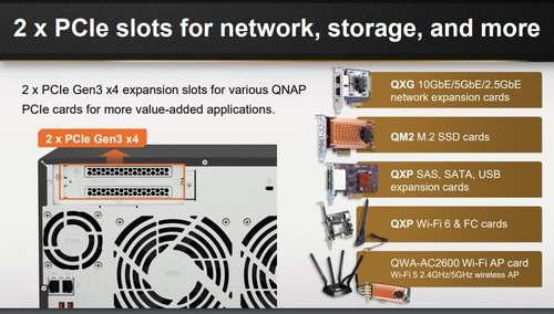 Nas Storage Qnap Ts873a 16gb Ryzen Raid +switch 5p 2.5g