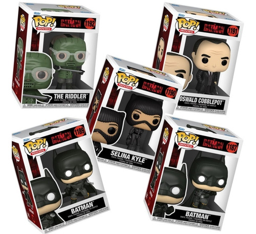 The Batman 2022 Funko Pop Set De 5 Piezas Envío Inmediato 