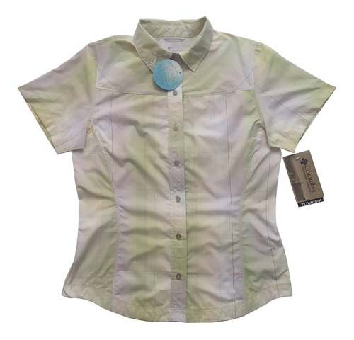 Camisa Columbia Mujer Manga Corta Tuscan Hill Titanium