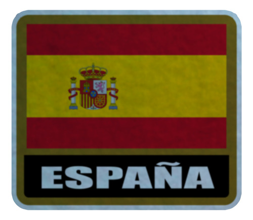 Parche Felpa Para Coser 7cm Set X4 Bandera España España-02 España-02