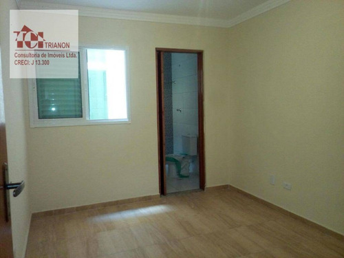 Imagem 4 de 13 de Cobertura Com 3 Dormitórios À Venda, 140 M² Por R$ 565.000,00 - Utinga - Santo André/sp - Co0934