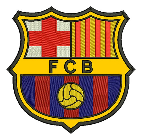 Pbed666b Barcelona Fútbol Club Parche Bordado Termo Adhesivo
