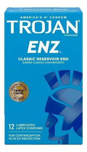 Condones Trojan Enz 12 Pz Usa