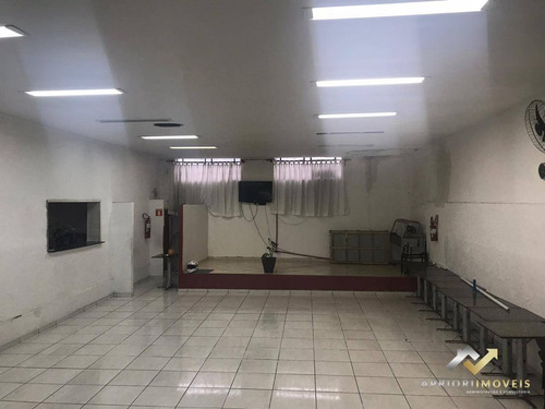 Salão Para Alugar, 400 M² Por R$ 6.000/mês - Jardim Bela Vista - Santo André/sp - Sl0147