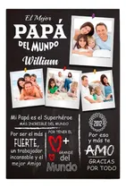 Comprar Cuadro De Madera Personalizado Estilo Pizarra Feliz Día Papá