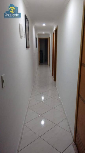 Cobertura Com 3 Dormitórios À Venda, 134 M² Por R$ 450.000,00 - Jardim Las Vegas - Santo André/sp - Co1669