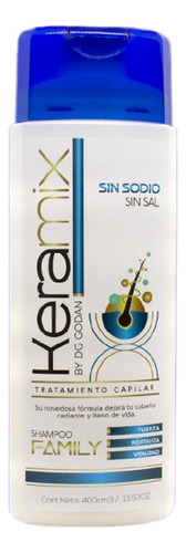 Shampoo Keramix Vegano Organico Sin Sal 400ml