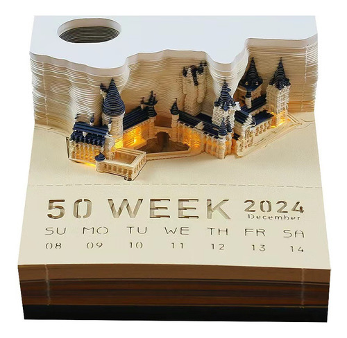 Calendario 3d Para Desgarrar Las Manos Del Castillo De Hogwa