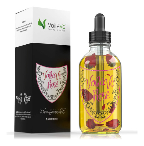 Voilave Aceite Organico Multiusos De Rosa, Hidratante Para C