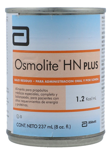 Osmolite Hn Plus Abbott - Lata - Unidad a $12000