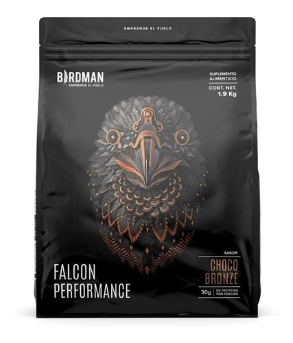 Imagen 1 de 1 de Suplemento en polvo Birdman  Falcon Performance proteínas sabor choco bronze en bolsa de 1.9kg