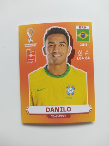Figuritas Qatar 2022 - Danilo - Brasil 5
