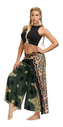 Pantalones De Yoga Sueltos De Verano Para Mujer Harem Printa