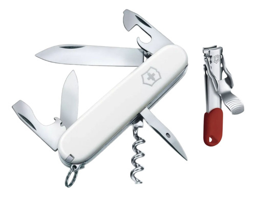 Kit Victorinox Navaja Mediana Spartan 91mm + Cortauñas Acero