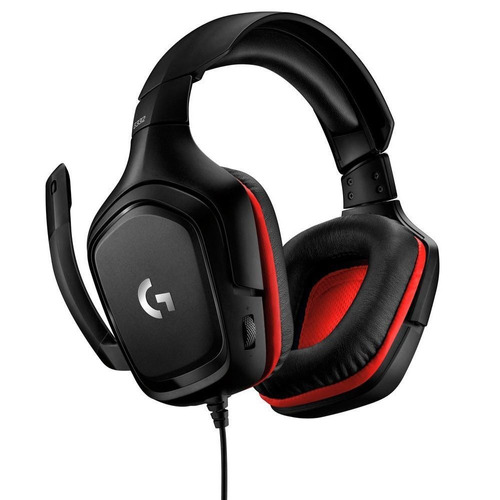 Auriculares Logitech G332 Negro/rojo Macrotec