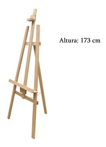 Imagen 5 de 5 de Atril De Pintor - Caballete Madera Pintura Oleo Cuadro