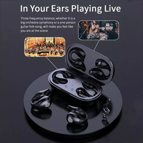 Auriculares Bluetooth Conducción Osea Auriculares A Prueba D