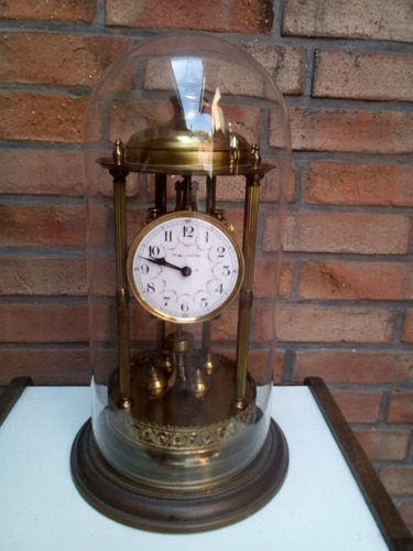 T-antiguo Reloj Torsion 400 Dias Gustav Becker Funcionando