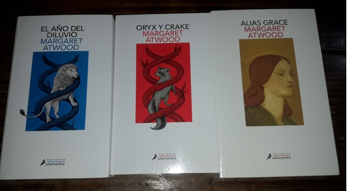 Lote 3 Libros El Año Del Diluvio ++  Margaret Atwood Usado