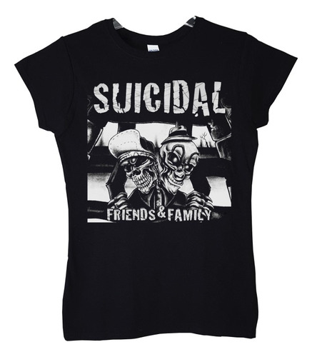 Polera Mujer Suicidal Tendencies Suicidal Friends And Family