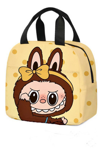 Lancheira Isolada Labubu Moe Fun Sacola Portátil