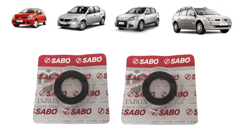 Retentor Comando Clio/logan/megane 1.6 16v K4m Sabó 5795 Par