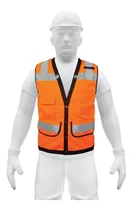Comprar Chaleco Seguridad Reforzado Naranja Con Bolsas, G, Expert